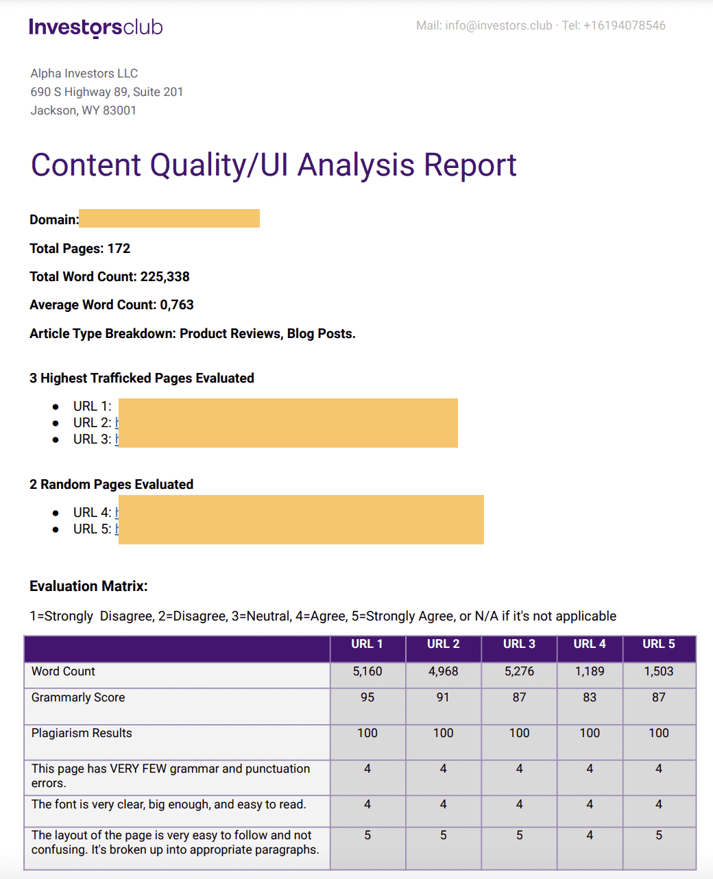 content analysis pdf report example