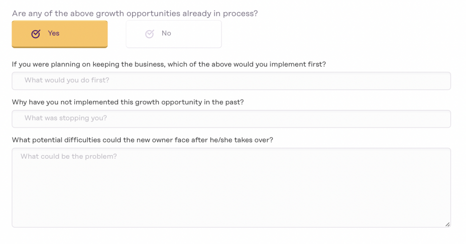 listing process, part two, growth opportunities additional